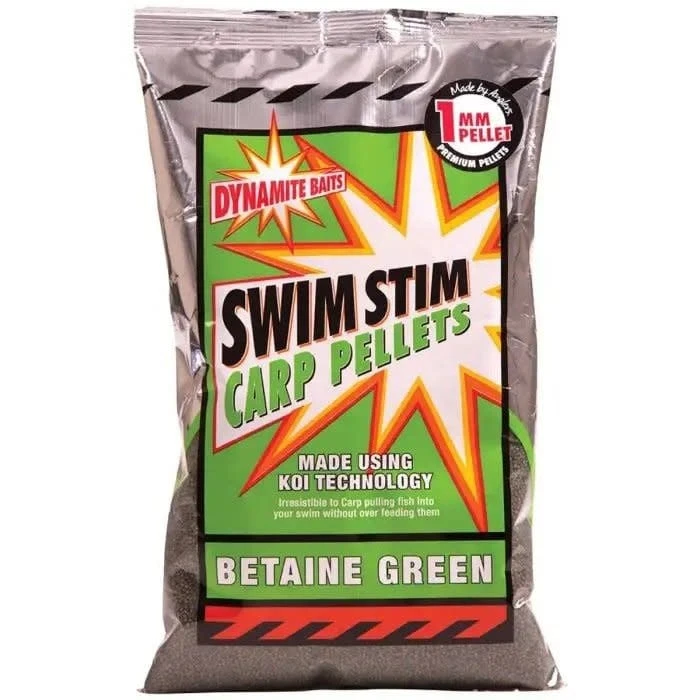 DYNAMITE BAITS Swim Stim Betaine Green Pellets 1mm - Afbeelding 2