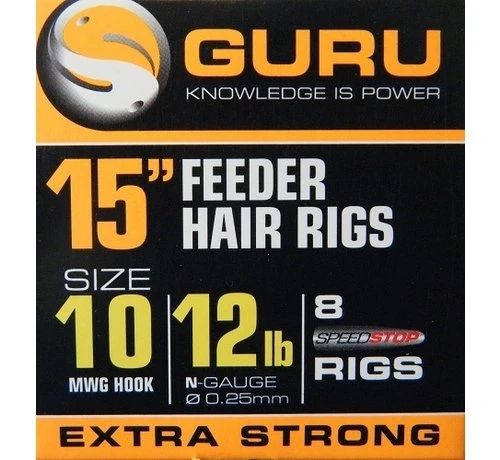 Guru 15” Feeder Hair Rig Extra Strong