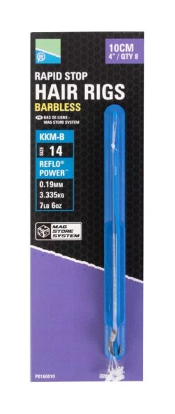 KKM-B Mag Store Rapid Stop Hair Rigs 15”