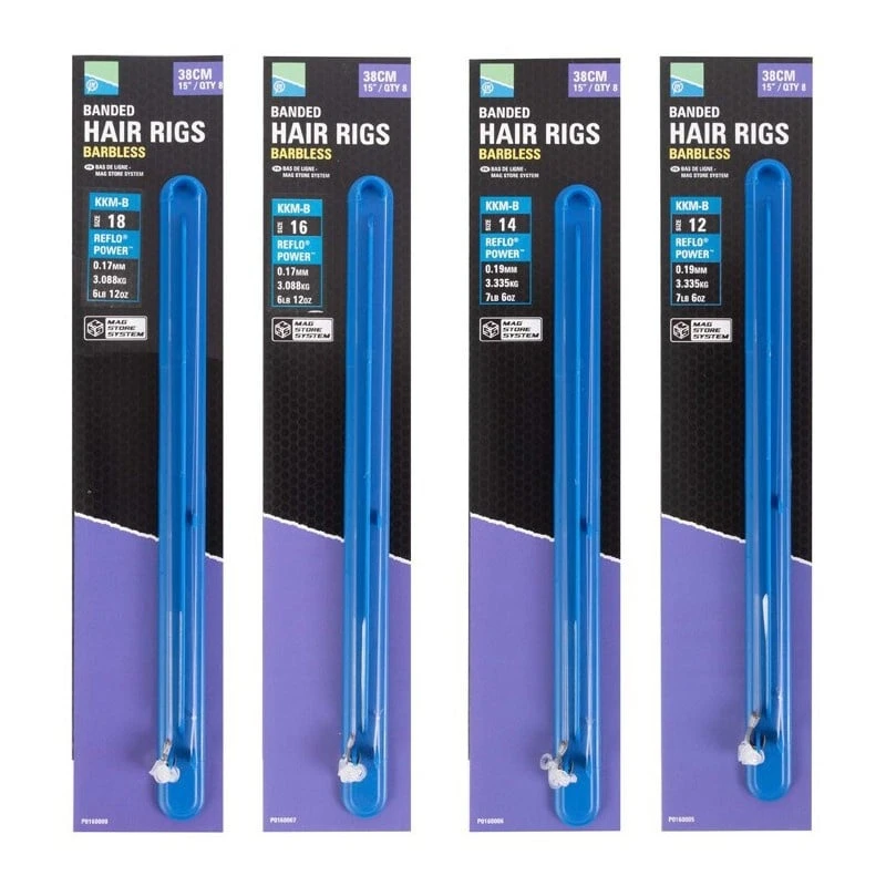 KKM-B Store Banded Hair Rigs 15” - Afbeelding 2