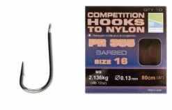 PR 355 Competition Hooks To Nylon 30” #16